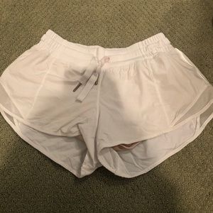 White Lululemon Shorts